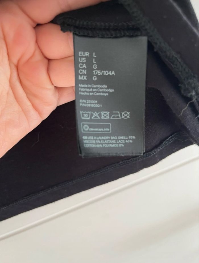 T shirt noir dentelle - photo numéro 3