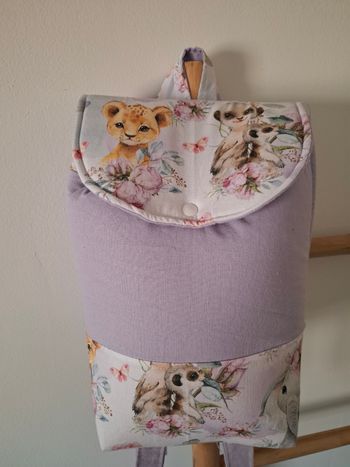 Sac à dos jungle violet 