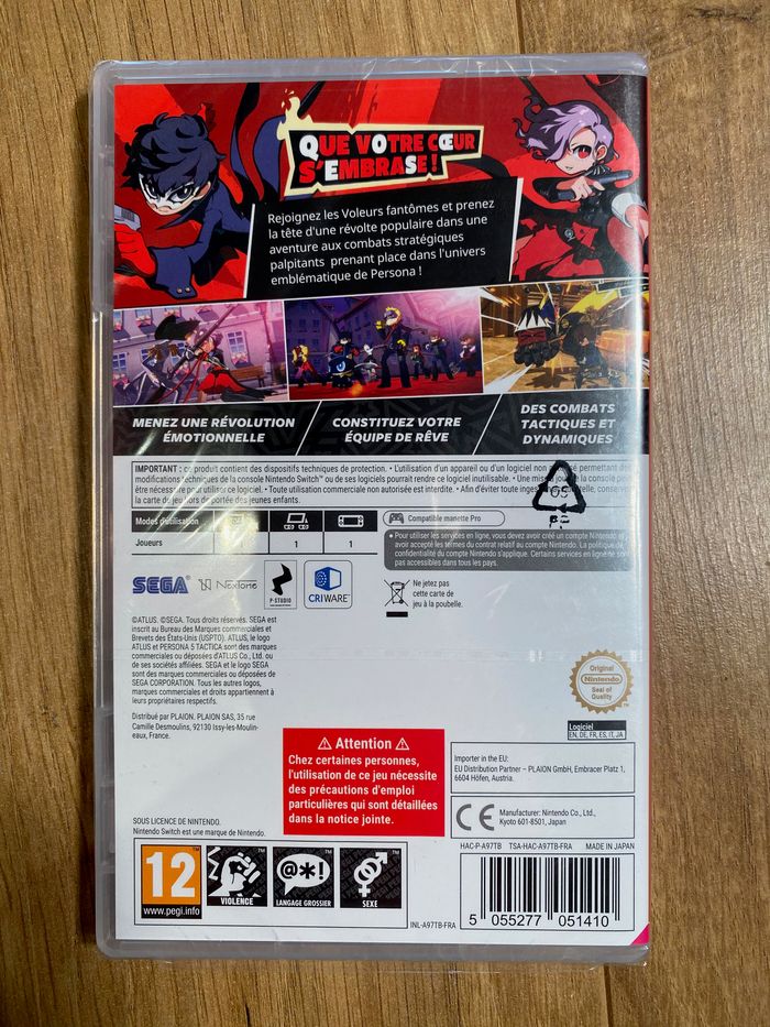 Persona 5 strikers - switch - jeu neuf - photo numéro 5