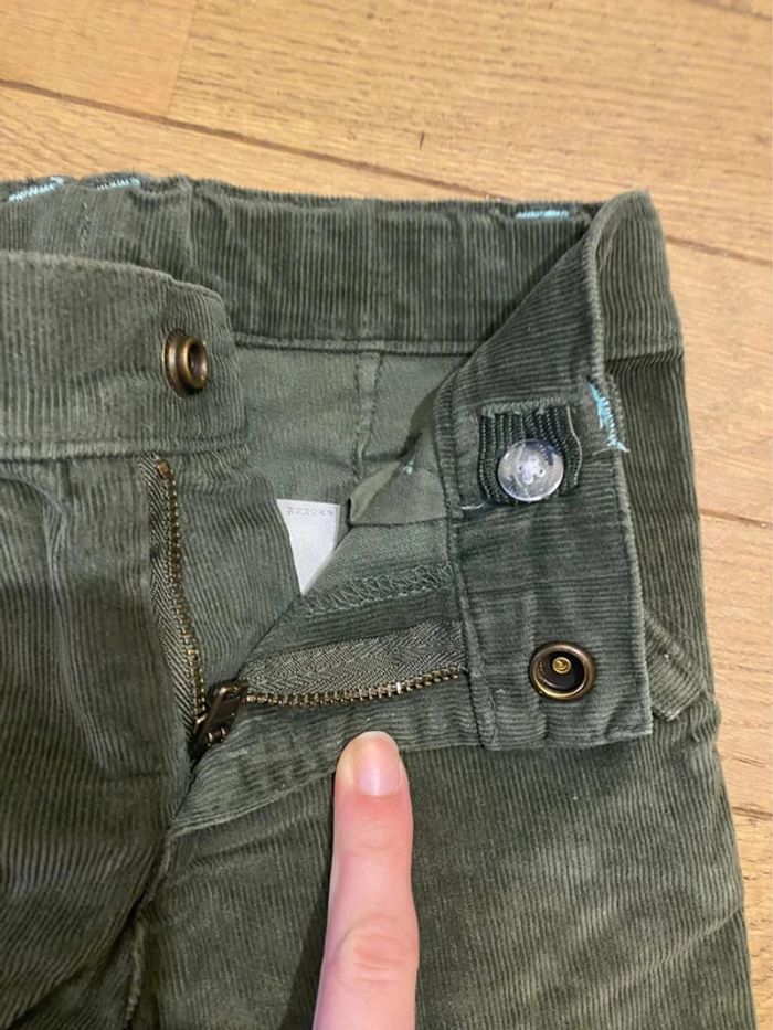 Pantalon en velours kaki Sergent Major 3 ans - photo numéro 5