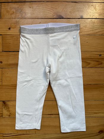 Legging blanc Petit Bateau 8 ans