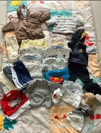 Lot vêtements garçon 1 mois