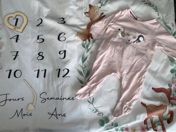 Pyjama d’été coton léger petit fille 1 mois Obaïbi