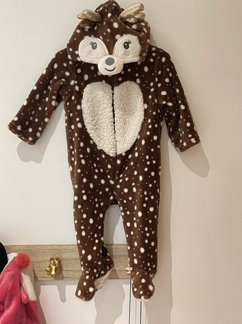 combInaison pyjama renne