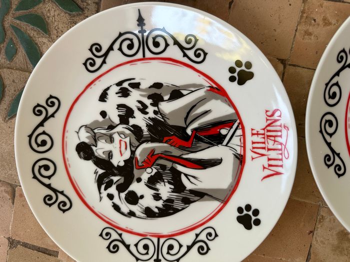 set de 4 assiettes en porcelaine - photo numéro 3