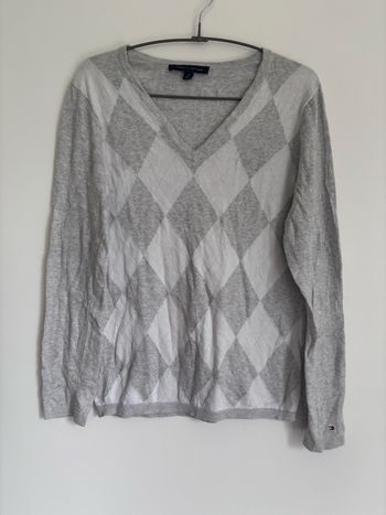 🩶 Pull Tommy Hilfiger Taille M - 100% coton
