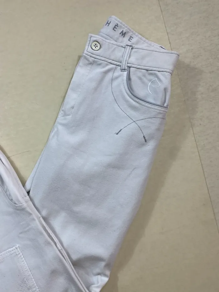 Pantalon Equithème blanc – Taille 176 – Très bon état - photo numéro 2