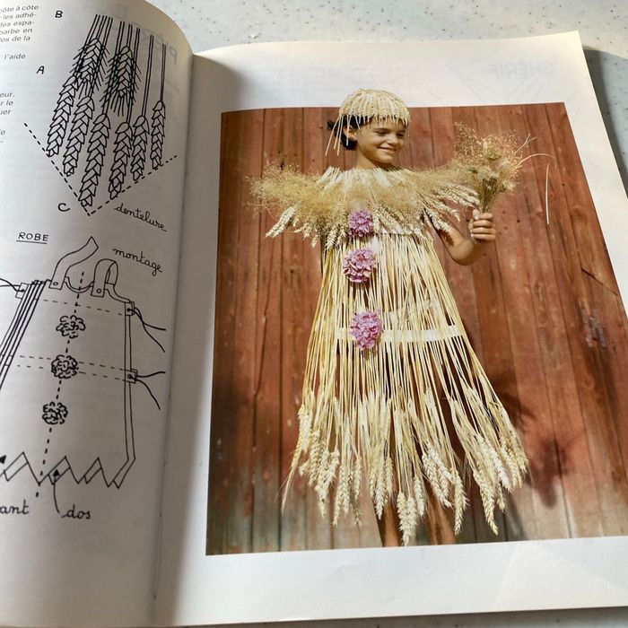 Livre costumes nature mousse coquilles feuilles - photo numéro 4