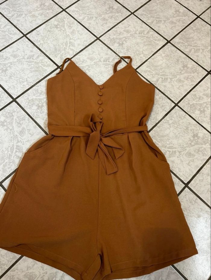 Combinaison short marron – Giracoo – Taille S/M - Neuve sans étiquette