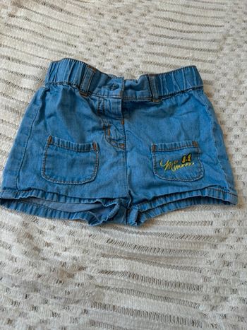 Short fille 6 mois Disney
