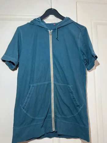 Pulls manches courtes avec zip sans marque