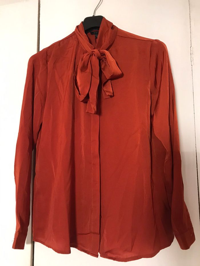 Blouse manche longue cuivre