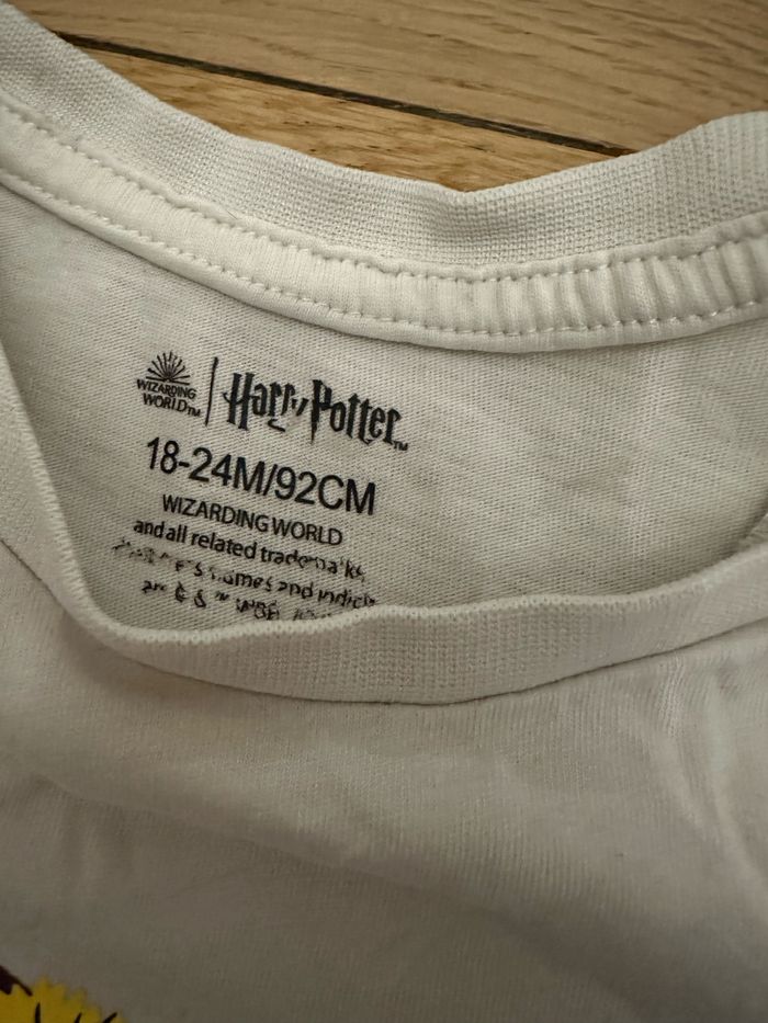 Tee shirt Harry Potter tee shirt H&M et short orange taille 18/24 mois - photo numéro 5