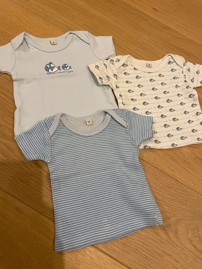 Lot 3 t-shirts MC - 3mois