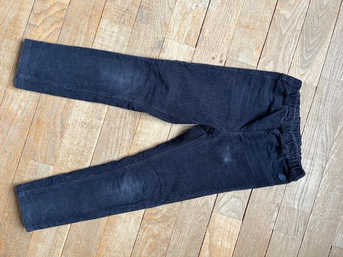 Pantalon velours marine Petit Bateau 5 ans