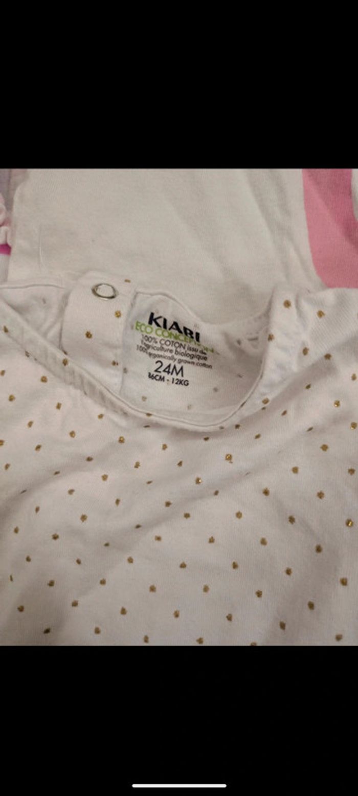 Lot 3 Tshirt fille 24 mois - photo numéro 7