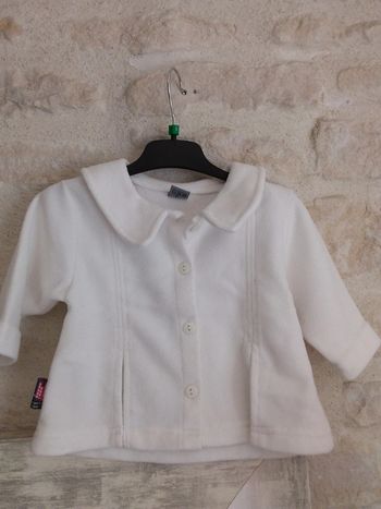 Chemisier polaire blanche