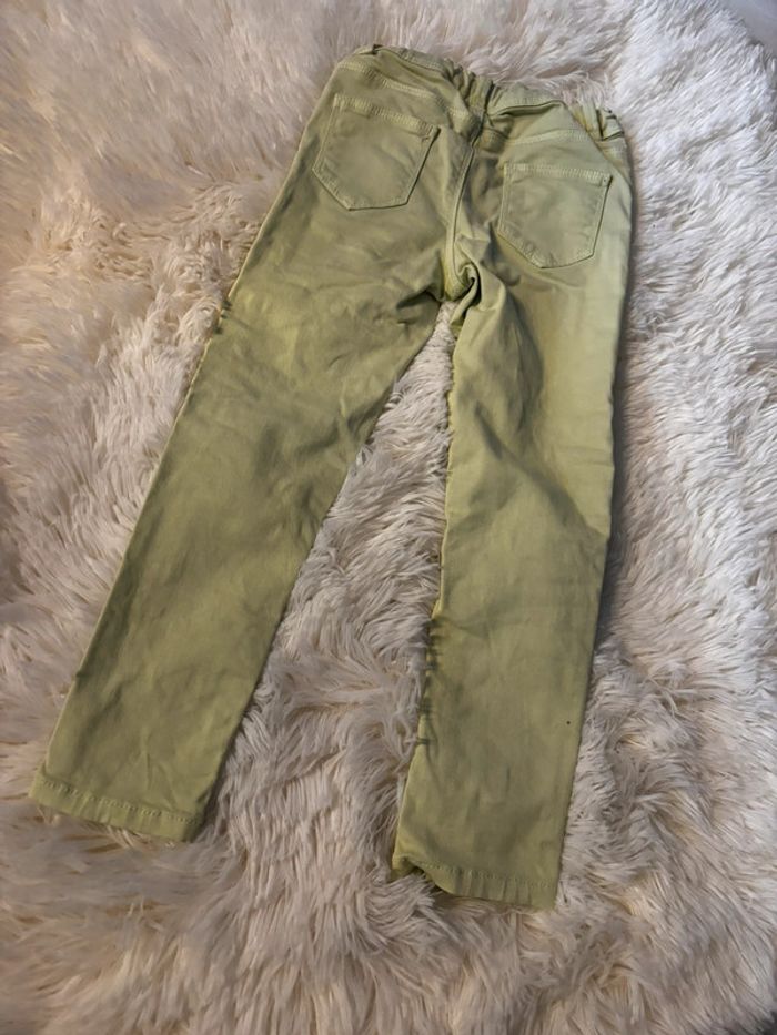 Pantalon slim vert - photo numéro 3