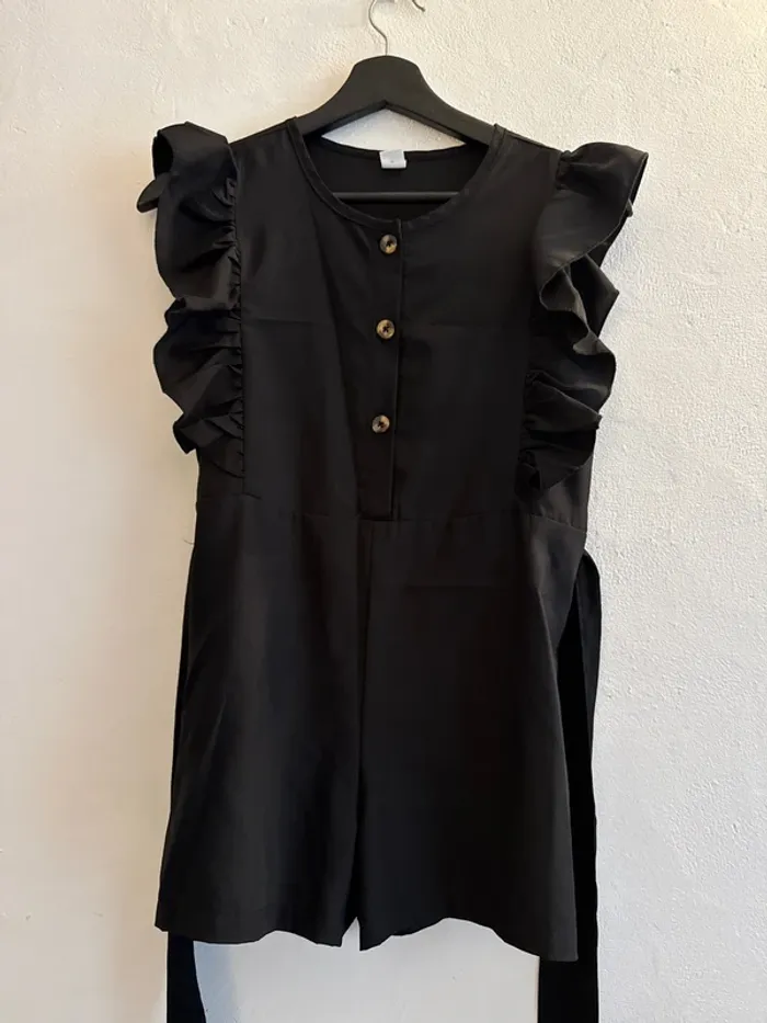Salopette fille 10 ans noir