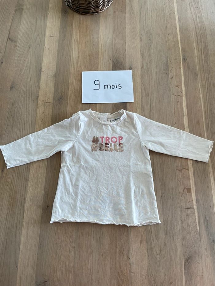 T-shirt fille Tape à l’œil 9 mois