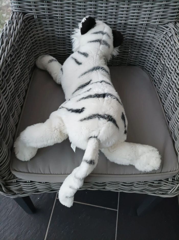 Magnifique peluche tigre blanc neuve - photo numéro 6