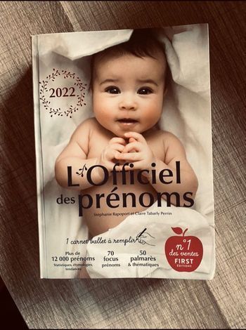 Livre prénom bébé