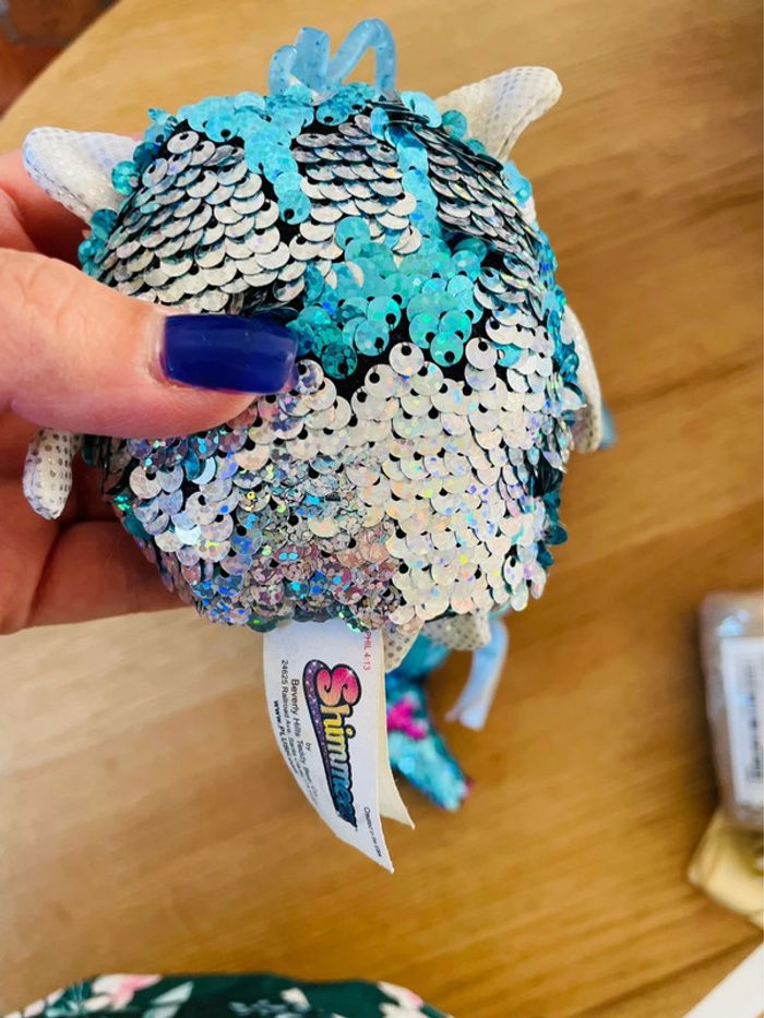 Lot de deux peluches à sequin réversible shimmeez - photo numéro 3