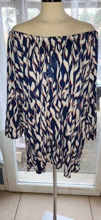 Magnique tunique épaules nues 46/48/50