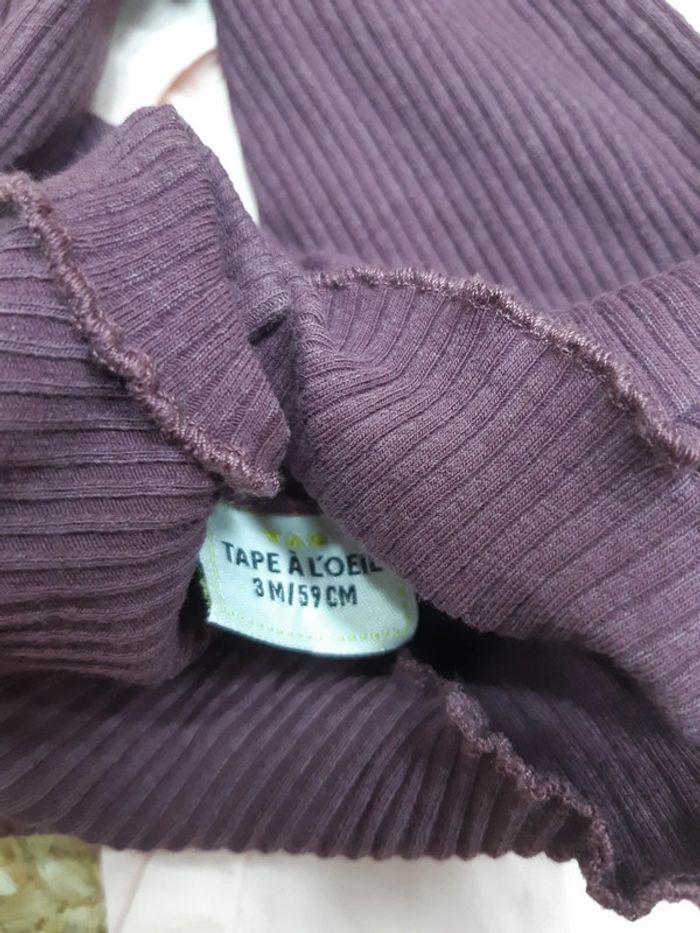 Tenue pull côtelé et pantalon 3 mois - photo numéro 4