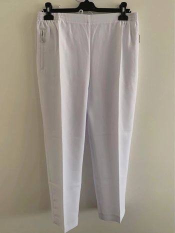 Pantalon droit blanc T44/46 2XL/3XL