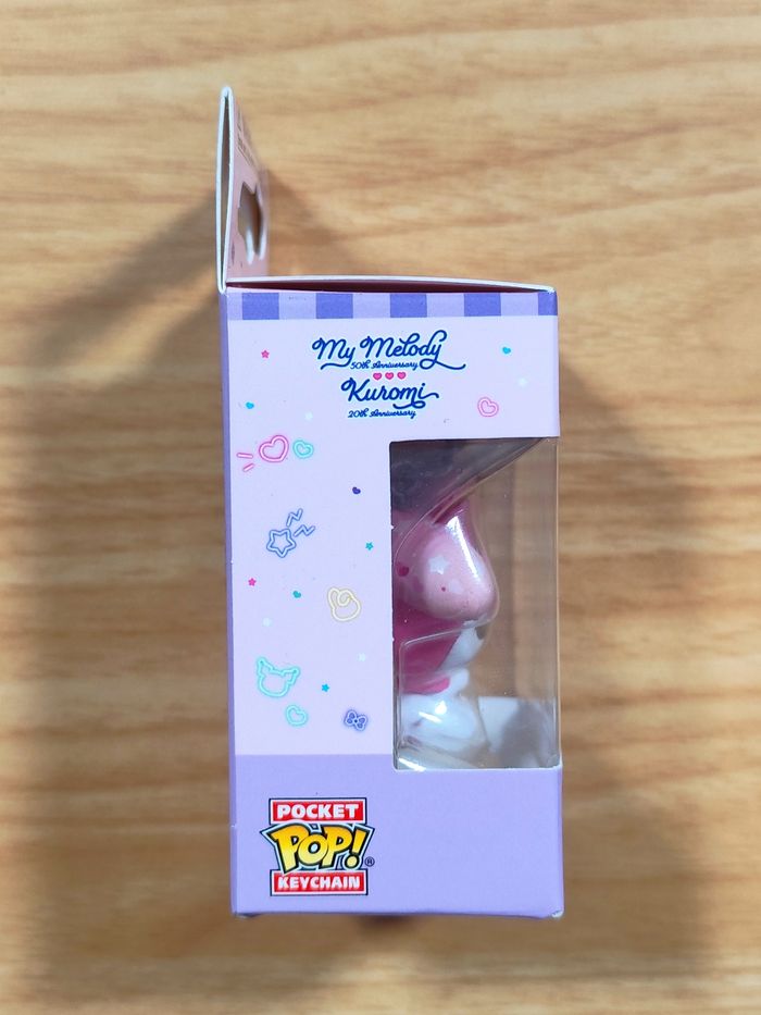 Lot 2 Pocket Pop! Keychain - My Melody & Kuromi (Édition Anniversaire) - photo numéro 5