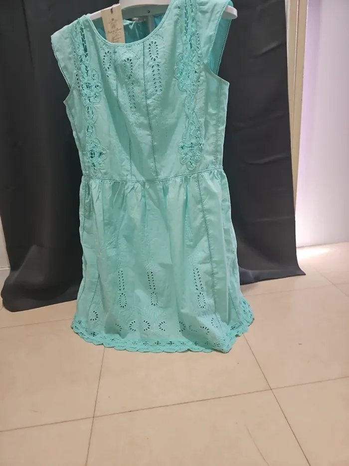 Robe femme été broderie anglaise avec doublure - photo numéro 14