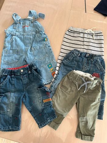 Lot pantalons 12 mois