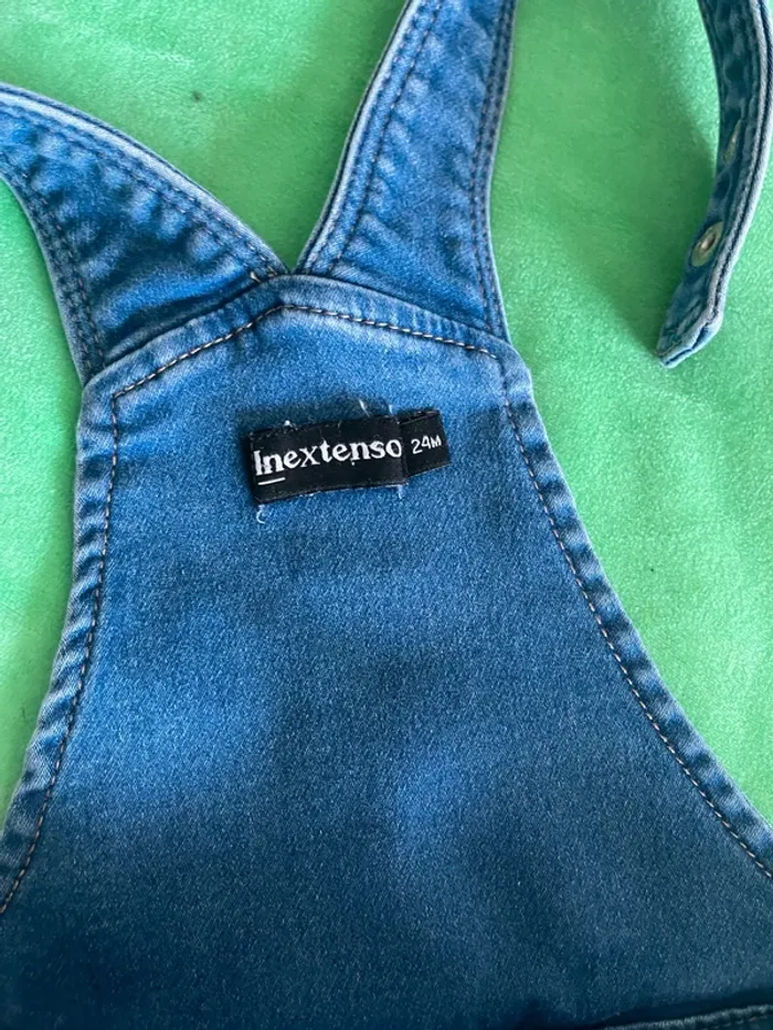 Salopette en jean bébé garçon - photo numéro 5