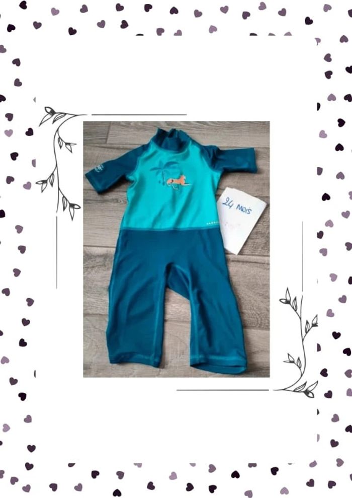 Combinaison anti UV natation plage mer soleil