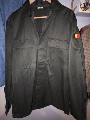 Veste militaire belge originale kaki taille M (50) neuve