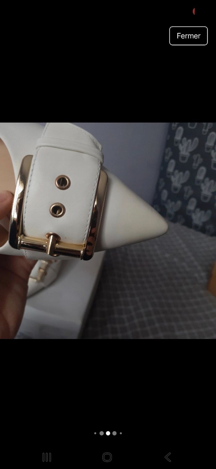 Escarpins blanc IVOIRE - photo numéro 8