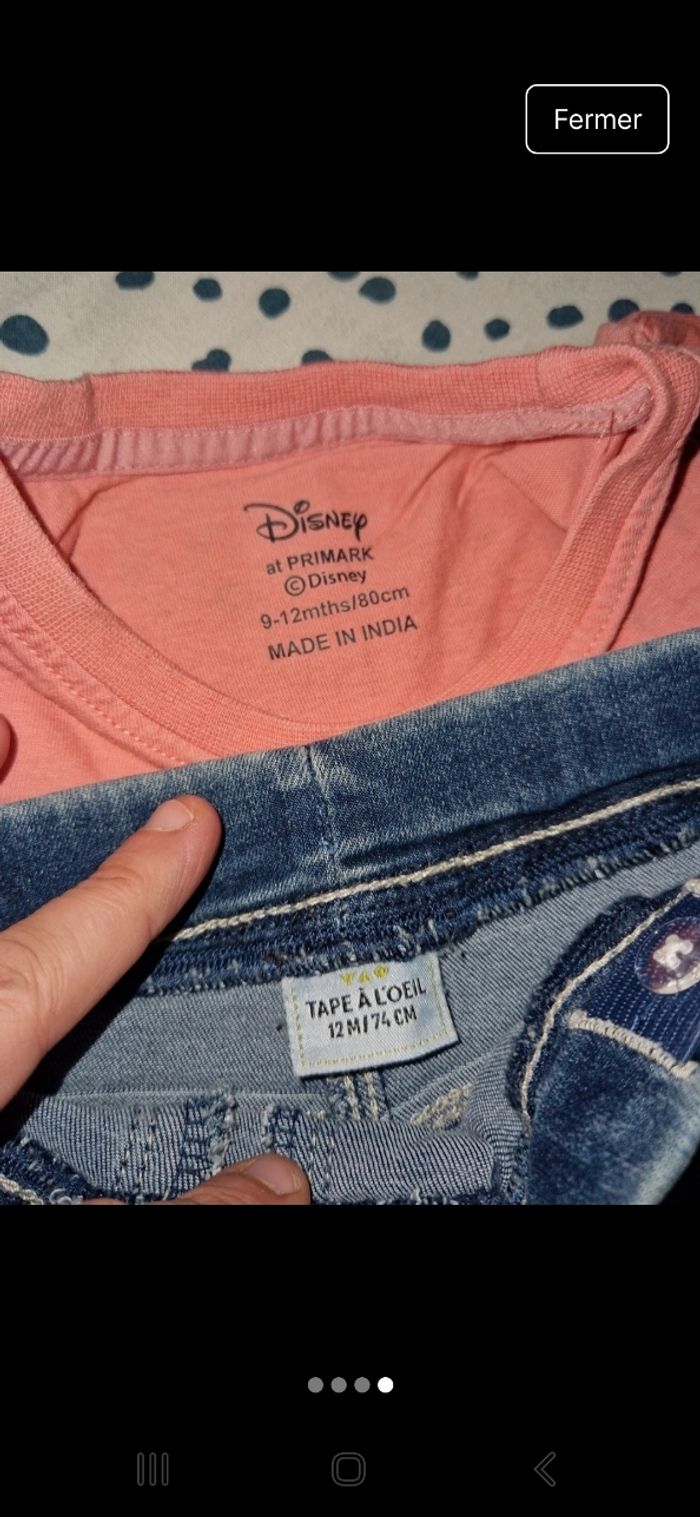 T-shirt + jean - photo numéro 4