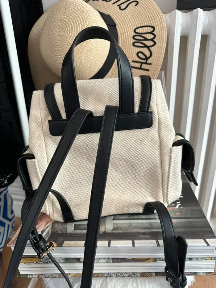 Sac à dos Liu Jo beige et noir - photo numéro 4