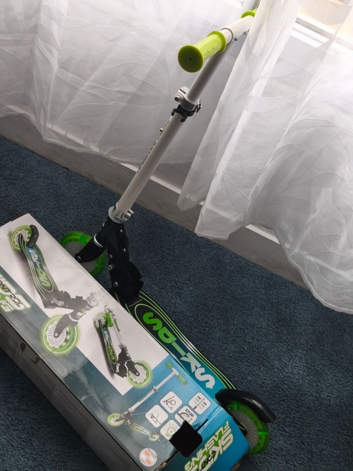 Trottinette  lumières LED.