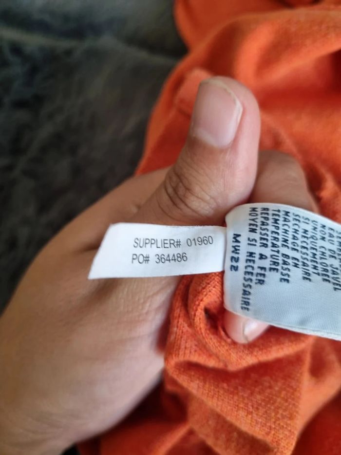 Polo manches courtes Ralph Lauren Orange, XL Hommes - photo numéro 10