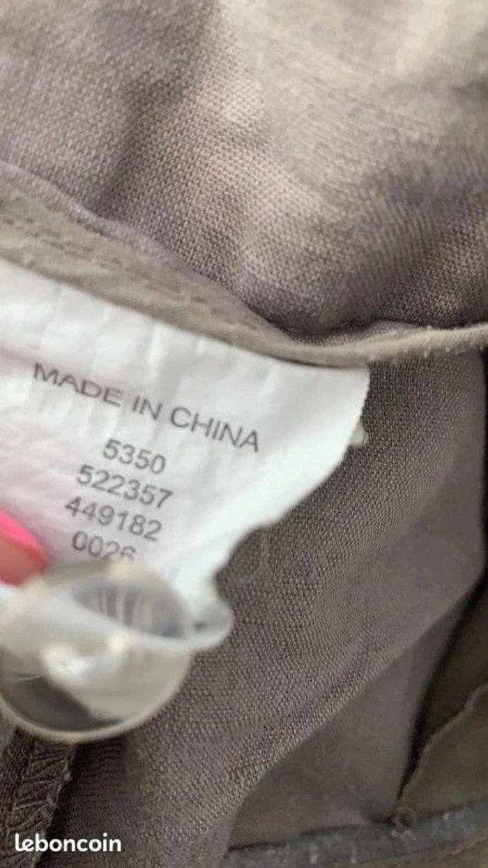 Pantacourt Camaieu en lin et coton T36 - photo numéro 5