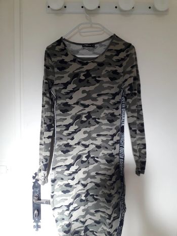 Robe imprimée militaire