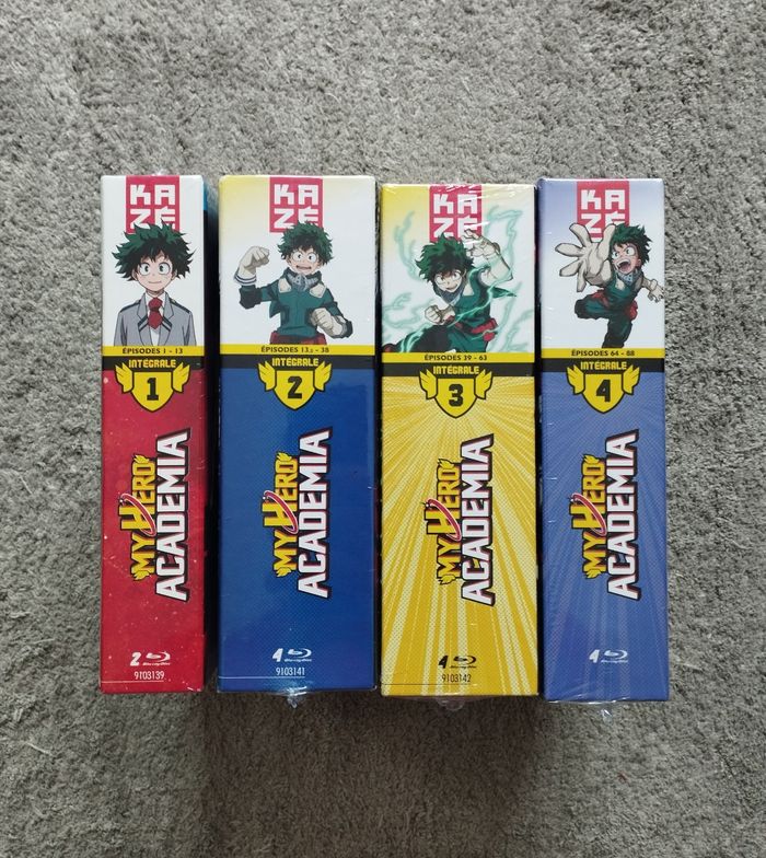Coffret blu-ray collector saison 1-4 my hero académia - photo numéro 3