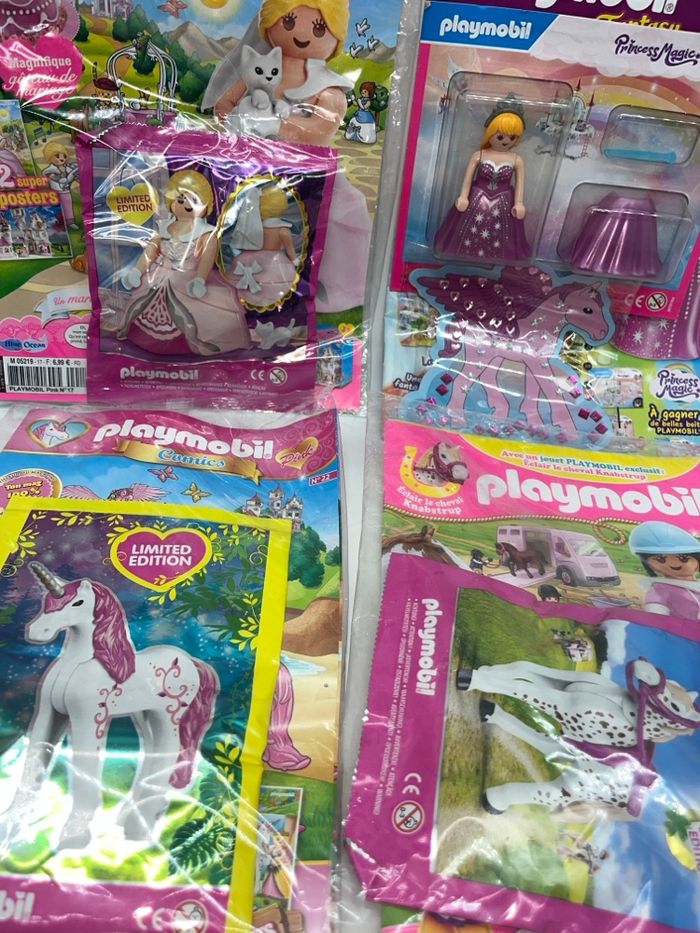 Lot de 4 magazines Livres d'activité Playmobil mag Princesse Neuf - photo numéro 3