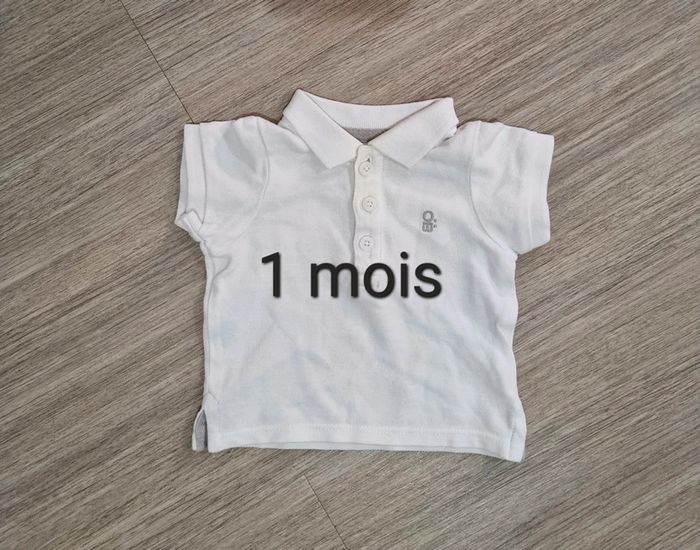 Polo manches courtes - 1 mois garçon