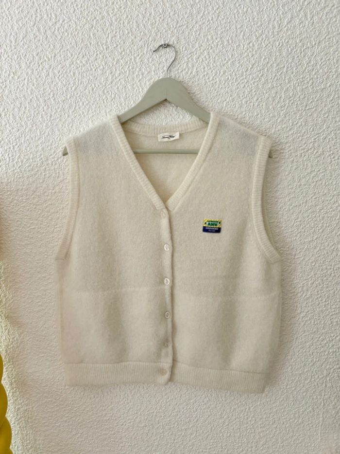 Gilet sans manches American Vintage Vitow blanc / taille L