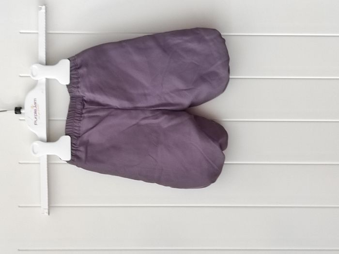 Ensemble hiver bébé fille 1 mois (pantalon + haut velours) - photo numéro 5