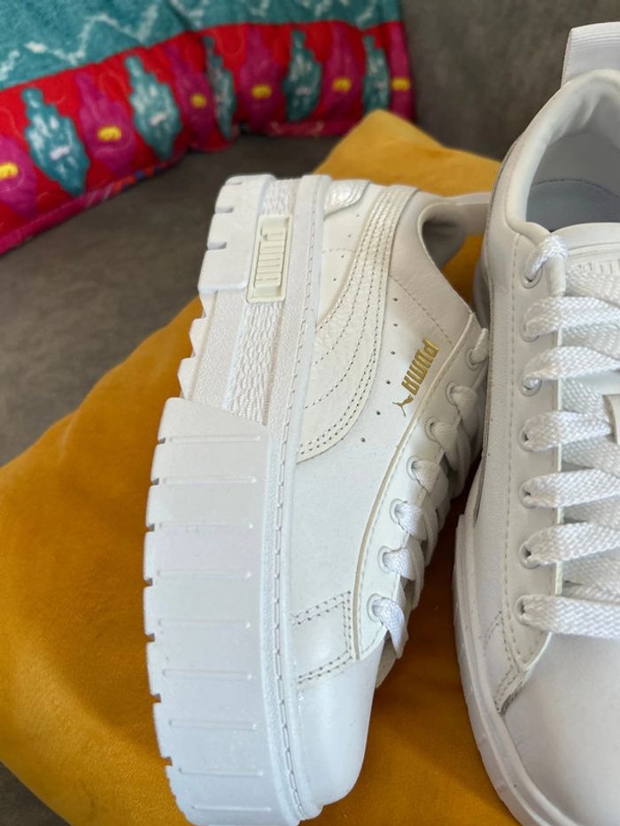 Baskets Puma Mayze blanches - photo numéro 3