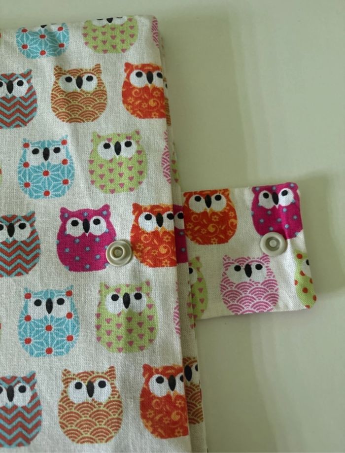 Protège carnet de santé thème Hiboux - photo numéro 4